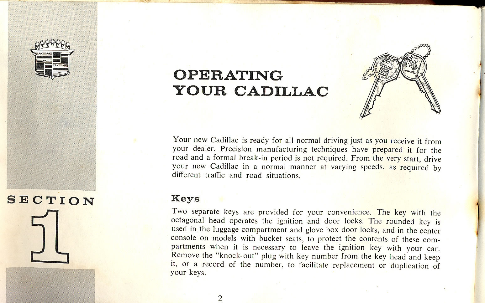 1965 Cadillac Owners Manual Page 44